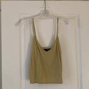 Forever 21 lime green loose cropped tank
